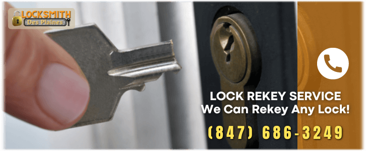 Rekey Locks in Des Plaines IL